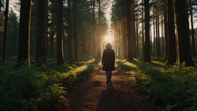 Frau im Wald, gewohnheiten verändern, erfolg, mindset, gesundheit